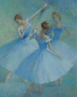 ballet dancers painting