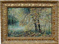 painting of autumn trees